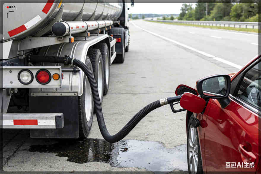 黄陂汽车救援送水案例